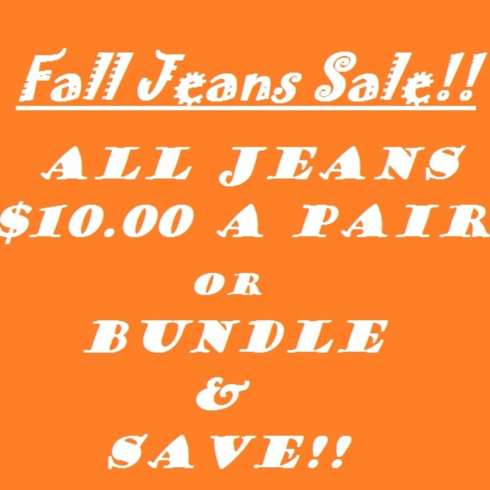 Fall Jeans Sale!!